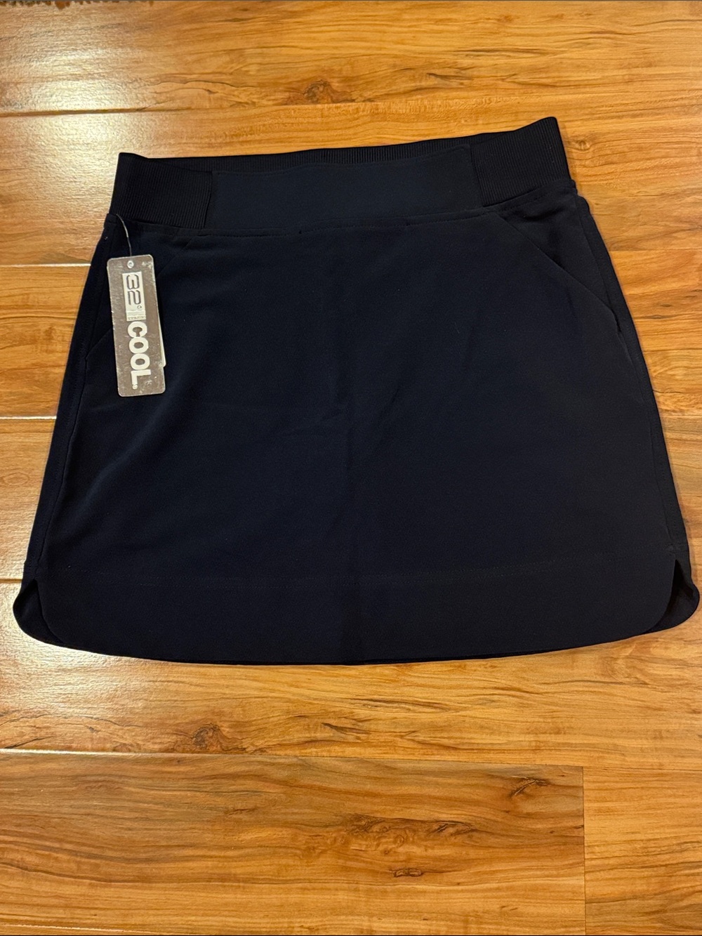 Ladies XS Navy Athletic Mini Skort